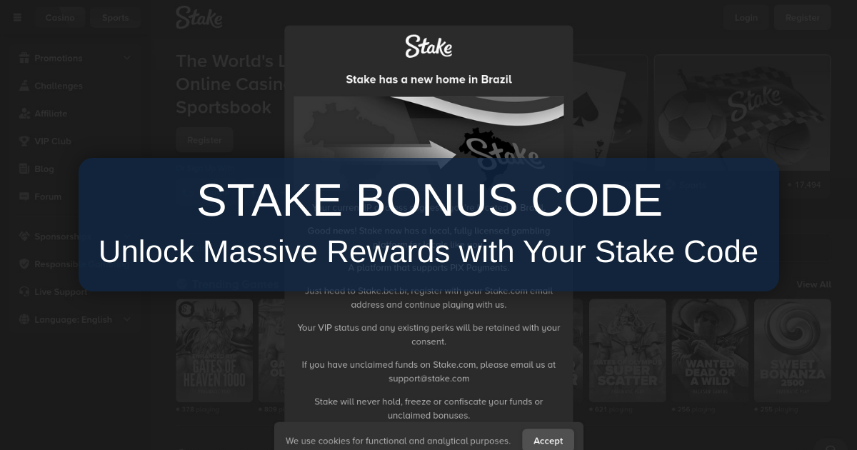 Stake Bonus Code 2026 - Best USA Casino Bonuses & Promos